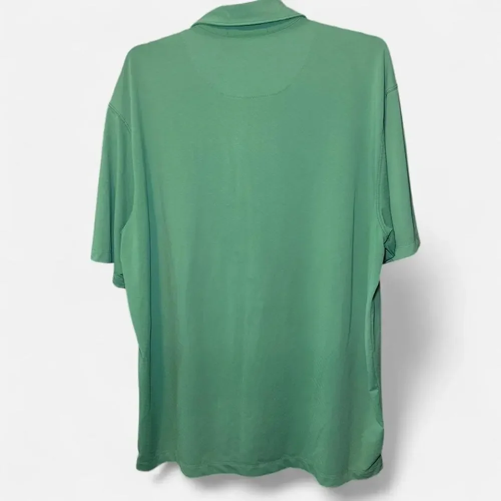 Nike Men Tiger Woods Collection XL Golf Polo Shirt Short Sleeve Dri-Fit Green